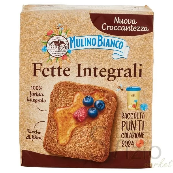 MULINO BIANCO FETTE BISCOTTATE INTEGRALI X40 315GR