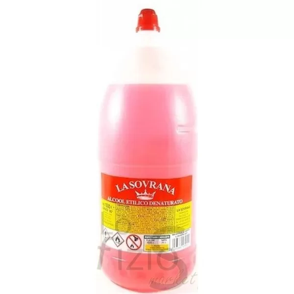 LA SOVRANA ALCOOL ETILICO  DENATURATO 1,5 LT