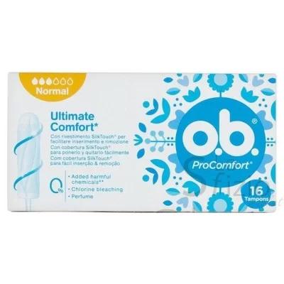 OB Ultimate Comfort Tampons Normal x16