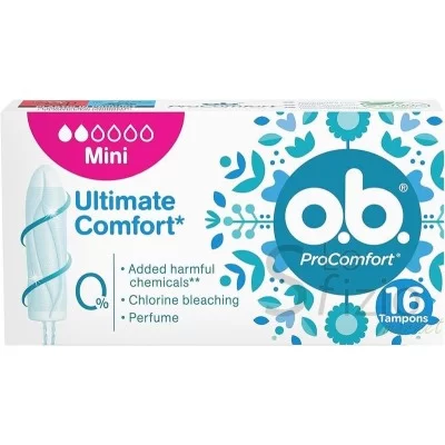 OB TAMPONI ULTIMATE CONFORT MINI X16 - Home, Igiene Cura Persona, Igiene Corpo, Assorbenti e Proteggi Slip