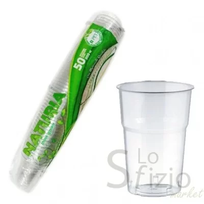 BICCHIERI CRISTAL TRASPARENTI 300 CC X50PZ PET - Home, Casa, Plastica, Bicchieri Posate