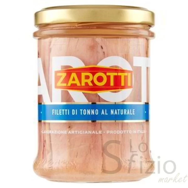 ZAROTTI NATURAL TUNA FILLETS 200GR