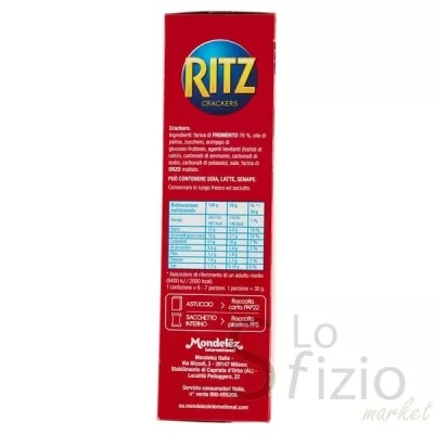 RITZ CRACKERS 200GR - Home, Alimentari, Patatine e Snack salati