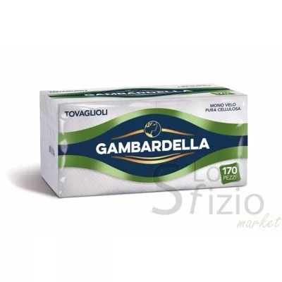 GAMBARDELLA TOVAGLIOLI 1VELO 170PZ - Home, Carta, Tovaglioli Fazzoletti