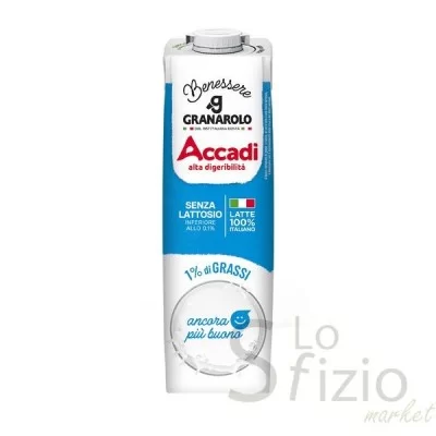 Granarolo Accadi UHT Semi-Skimmed Milk 1L