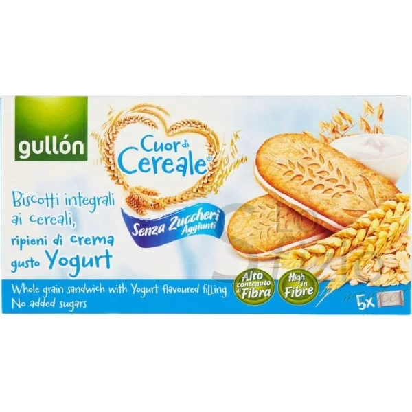 Gullon Cereal Heart Yogurt Filled Sugar Free 220g