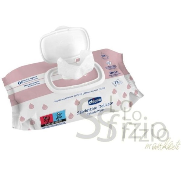 CHICCO SALVEITTINE DELICATE SENZA ODORE X72PZ