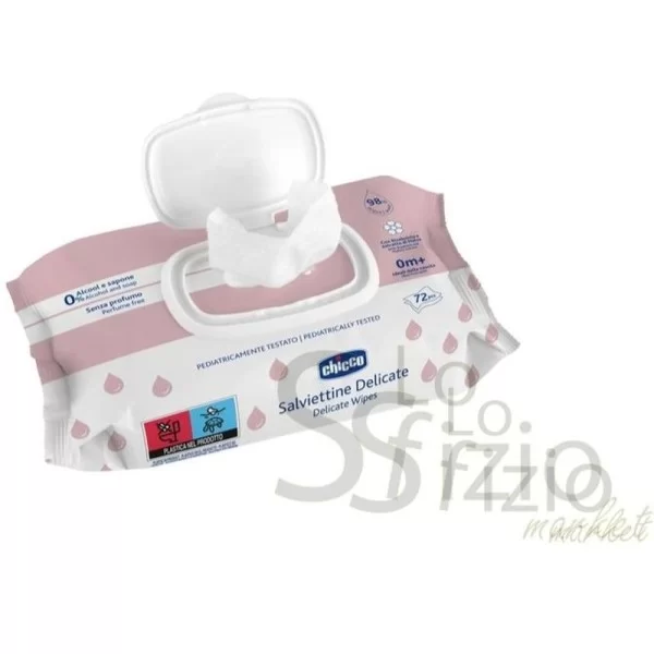 CHICCO SALVEITTINE DELICATE SENZA ODORE X72PZ