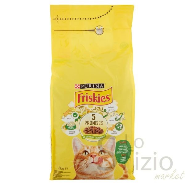 FRISKIES ADULT SECCO CONIGLIO POLLO VERDURE 2KG