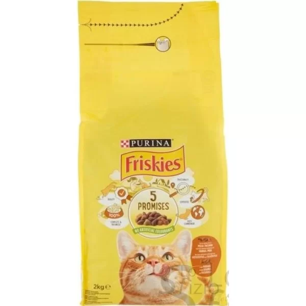 FRISKIES GATTO ADULT POLLO TACCHINO VERDURE 2KG