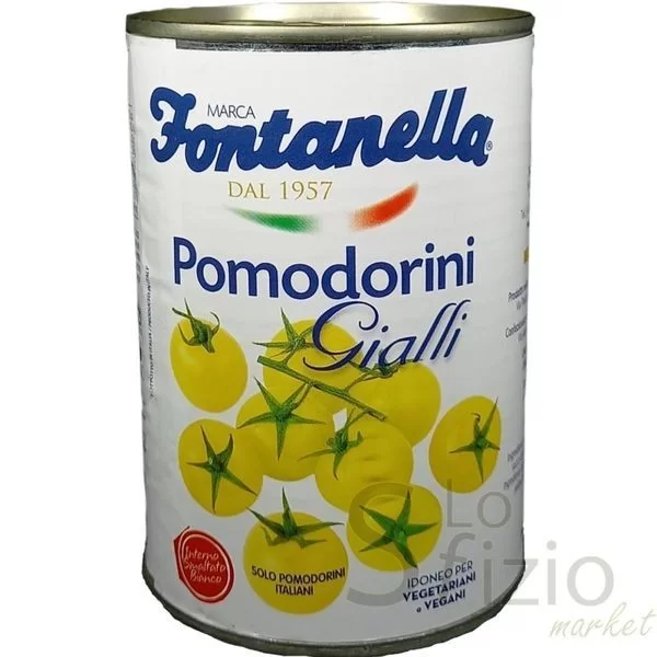 FONTANELLA POMODORINI GIALLI LATTA 400GR