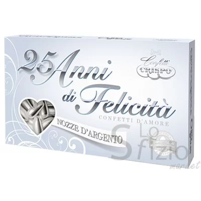 CRISPO SILVER ALMOND DRAGEES 500G