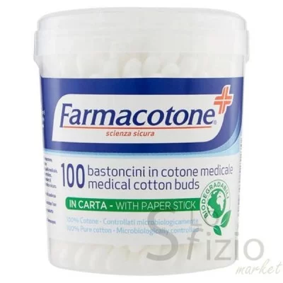 Farmacotone Biodegradable Cotton Swabs x100