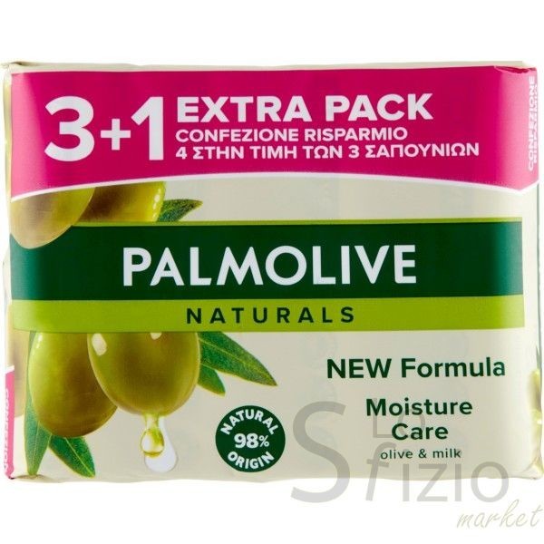 PALMOLIVE SAPONE PEZZI NAT MOISTURE C OLIVA 4X90GR