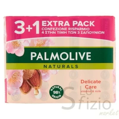 PALMOLIVE SOAP BAR DELICATE ALMOND 4X90GR