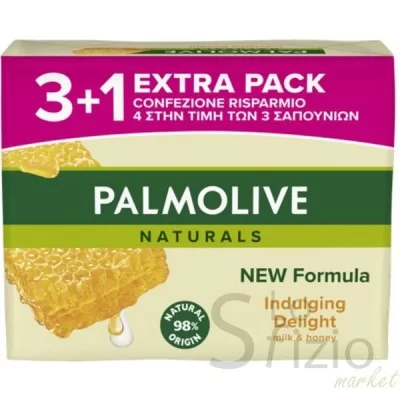 PALMOLIVE NATURALS INDULGING DELIGHT SOAP BAR 4X90GR