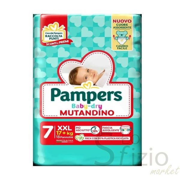PAMPERS BABYDRY MUTANDINO XXL X13PZ TG7 KG17+