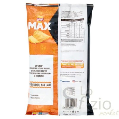 LAY'S PATATINE MAX CHEESE 115GR