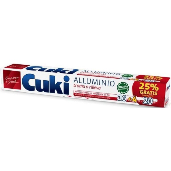 CUKI ALLUMINIO DOPPIA FORZA 16+4M