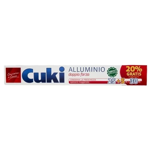 Cuki Aluminum Foil Double Strength 25+5m