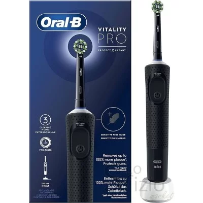 ORAL B SPAZZOLINO ELETTRICO VITALITY PRO BLACK - Home, Igiene Cura Persona, Igiene Corpo, Casa, Igiene Orale, Elettrodomestici