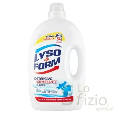 LYSOFORM SANITIZING LAUNDRY DETERGENT 54 WASHES 2.43LT