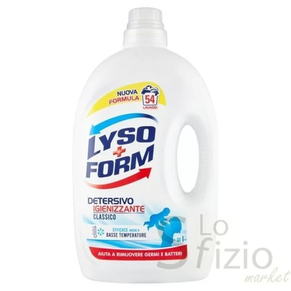 LYSOFORM SANITIZING LAUNDRY DETERGENT 54 WASHES 2.43LT