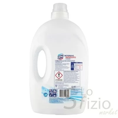 LYSOFORM SANITIZING LAUNDRY DETERGENT 54 WASHES 2.43LT