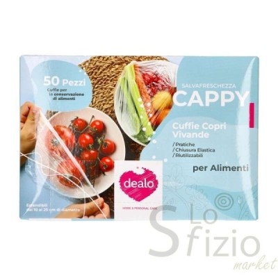 DEALO CUFFIE COPRIALIMENTI DA 10 A 25CM 50PZ