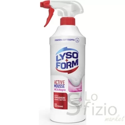 LYSOFORM WC E BAGNO MOUSSE FLOREAL SPRAY 435ML - Home, Detergenza, Detersivi pulizia Casa, Anticalcare