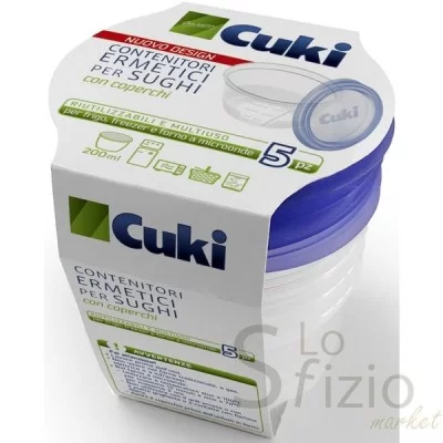 CUKI Airtight Sauce Containers 5 Pcs