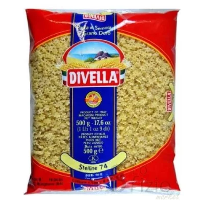 PASTA DIVELLA STELLINE 74 500GR - Home, Alimentari, Pasta, Semola