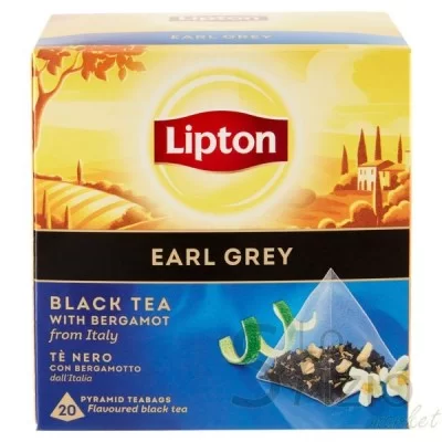 LIPTON EARL GREY BERGAMOT TEA 20 BAGS