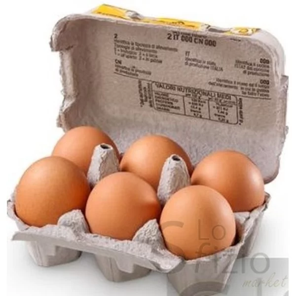OVOITALIA Class A Barn Eggs 6 Pack
