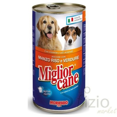 MIGLIOR CANE MANZO RISO VERDURE 1250 GR
