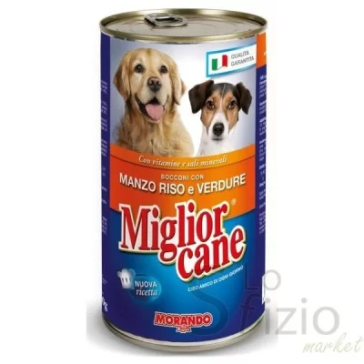 MIGLIOR CANE MANZO RISO VERDURE 1250 GR - Home, Amici Animali, Cani, Cibo Umido