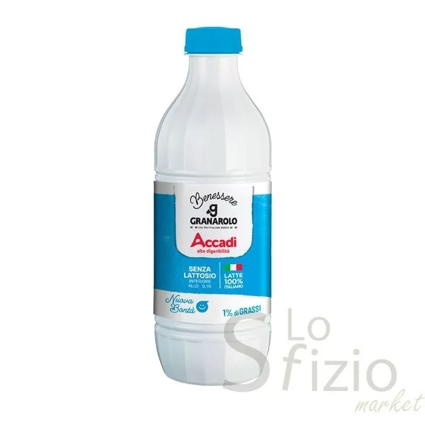 GRANAROLO ACCADI' LACTOSE-FREE PARTIALLY SKIMMED MILK 1L