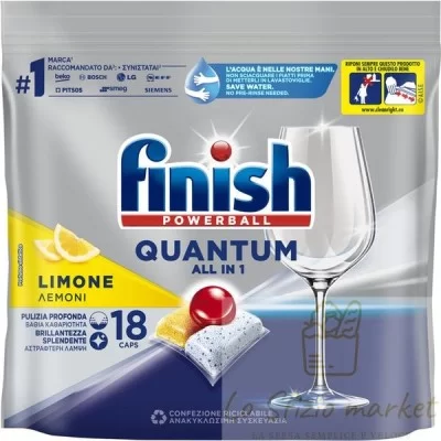 FINISH QUANTUM ALL IN 1 LEMON 18PZ