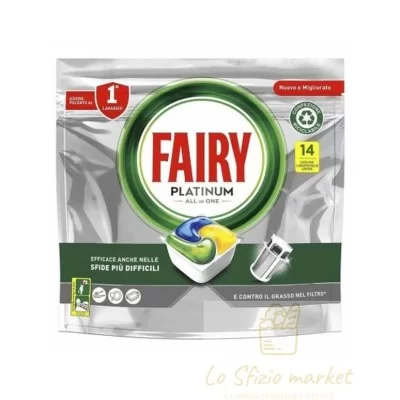 FAIRY PLATINUM ALL IN 1 LEMON 14 CAPS