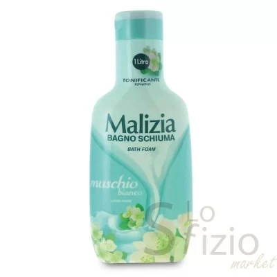 MALIZIA WHITE MUSK BATH FOAM 1LT