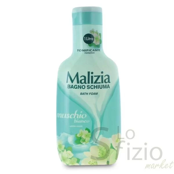 MALIZIA WHITE MUSK BATH FOAM 1LT