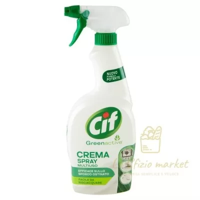 CIF GREEN CREMA MULTIUSO SPRAY 650ML - Detergenza, Detersivi pulizia Casa, Anticalcare