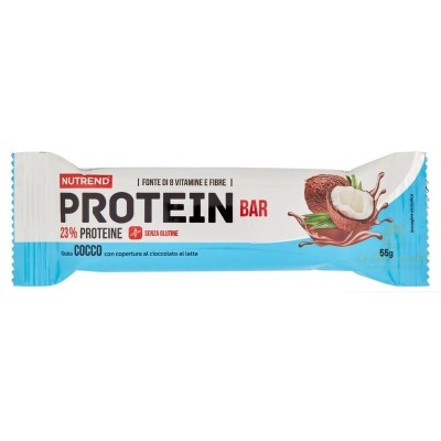 NUTREND BARRETTE PROTEIN CIOCCO COCCO 55GR - Alimentari, Prodotti Salutari, Cioccolata e Snack dolci, Prodotti Proteici