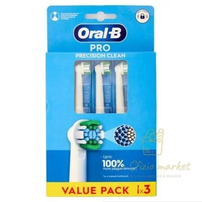 ORAL-B PRO PRECISION CLEAN RICARICA ELETT X3PZ - Igiene Cura Persona, Igiene Corpo, Igiene Orale