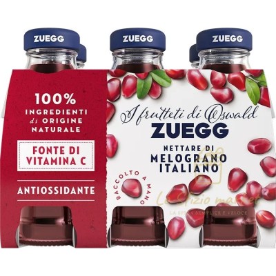 ZUEGG SUCCO MELOGRANO 6X125ML