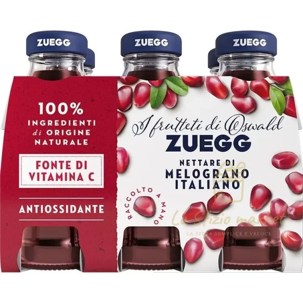 ZUEGG SUCCO MELOGRANO 6X125ML