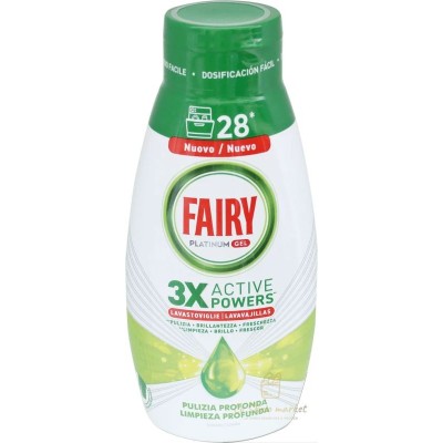 FAIRY GEL 3X ACTION PULIZIA PROFONDA LIMONE 600ML