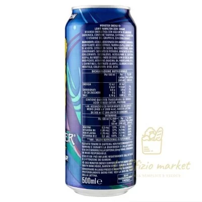 MONSTER ENERGY LEWIS HAMILTON 44 ZERO SUGAR 50CL