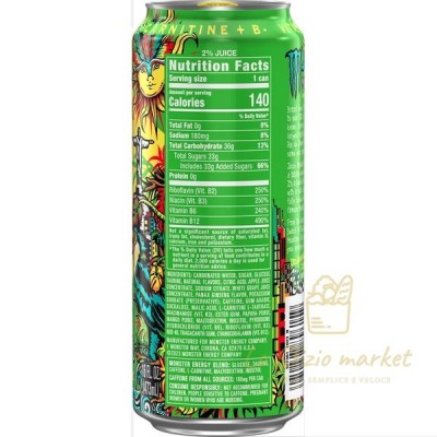 MONSTER ENERGY RIO PUNCH 50CL