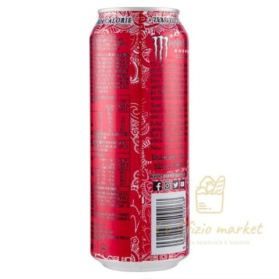 MONSTER ENERGY ULTRA ZERO RED 50CL MONSTER ENERGY ULTRA ZERO RED 50CL
